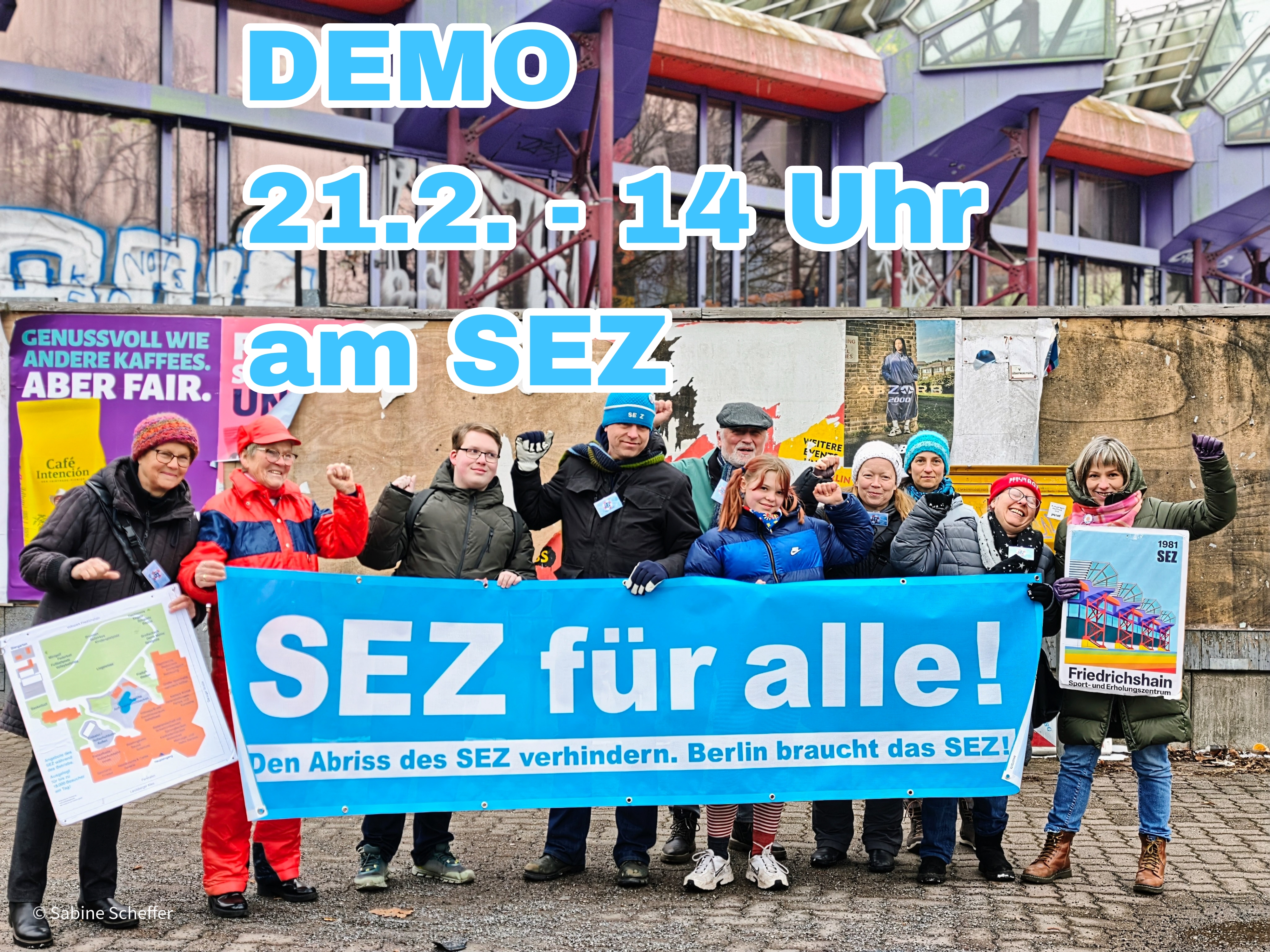 21.02.2026 14:00 ES IST 5 vor 12:  SEZ retten – Abriss jetzt stoppen!