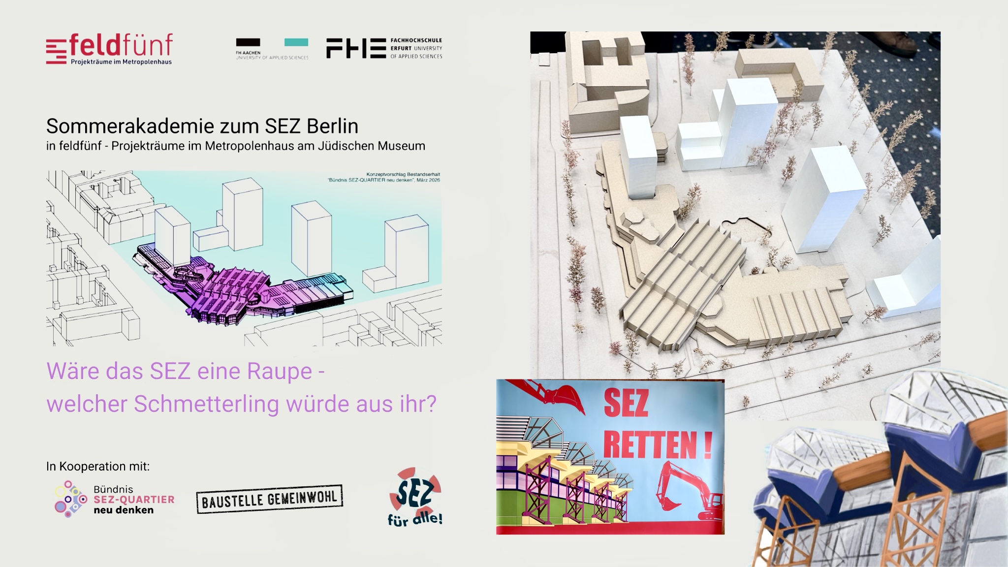25.08.2026 18:00 Ausstellung der Ergebnisse der Sommerakademie "Reanimate SEZ"