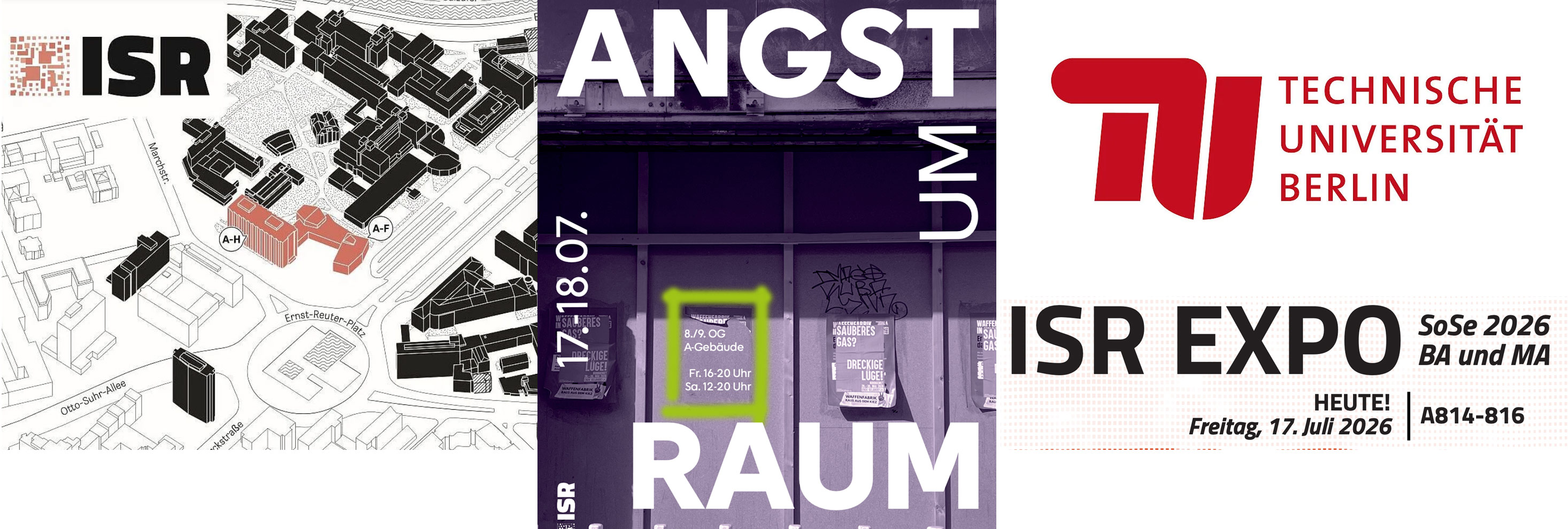 17.07.2026 15:00 TU Berlin, ISR Präsentationen & EXPO "RaumAngst"
