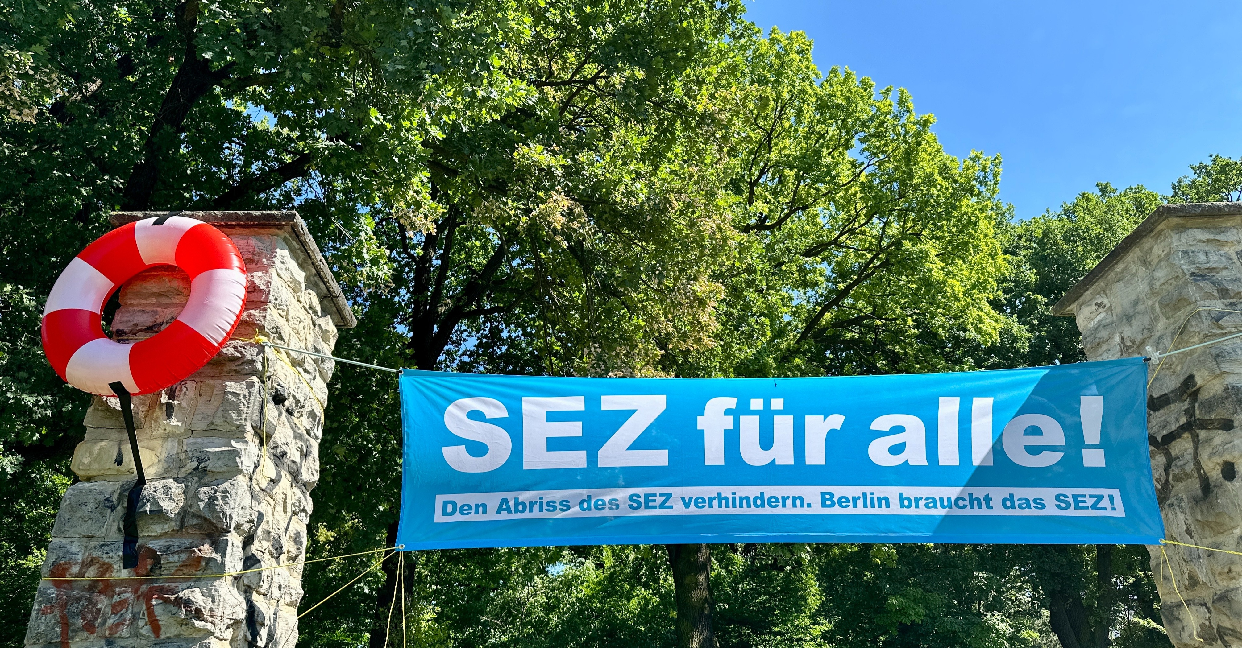 09.06.2024 15:00 Protest-Planschen im Volkspark Friedrichshain