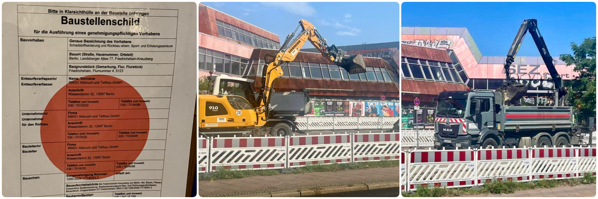 14.08.2026 Pressemitteilung: Abriss droht – WBM schweigt zu zentralen Fragen – Antrag der WBM zur Aufhebung des Abrissstopps